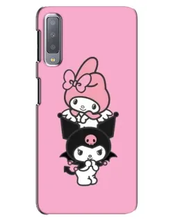 Чехол для Samsung Galaxy A7 2018 (A750) с картинкой «My Melody и Kuromi» Чехол для Samsung Galaxy A7 2018 (A750) с картинкой «My Melody и Kuromi»