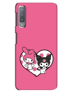 Чехол для Samsung Galaxy A7 2018 (A750) с картинкой «Kuromi и My Melody» Чехол для Samsung Galaxy A7 2018 (A750) с картинкой «Kuromi и My Melody»