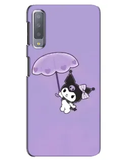 Чехол для Samsung Galaxy A7 2018 (A750) с картинкой «Kuromi с зонтиком» Чехол для Samsung Galaxy A7 2018 (A750) с картинкой «Kuromi с зонтиком»