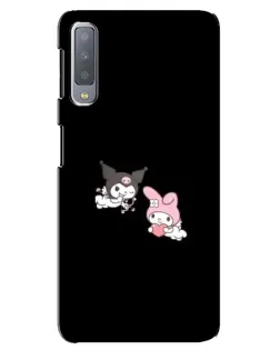Чехол для Samsung Galaxy A7 2018 (A750) с картинкой «My Melody и Kuromi» Чехол для Samsung Galaxy A7 2018 (A750) с картинкой «My Melody и Kuromi»