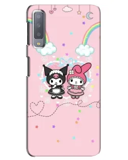 Чехол для Samsung Galaxy A7 2018 (A750) с картинкой «My Melody и Kuromi» Чехол для Samsung Galaxy A7 2018 (A750) с картинкой «My Melody и Kuromi»