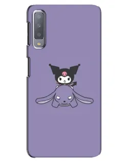 Чехол для Samsung Galaxy A7 2018 (A750) с картинкой «Kuromi на лиловом фоне» Чехол для Samsung Galaxy A7 2018 (A750) с картинкой «Kuromi на лиловом фоне»