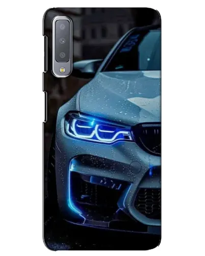 Чехол для Samsung Galaxy A7 2018 (A750) с картинкой «Взгляд BMW с синими фарами» Чехол для Samsung Galaxy A7 2018 (A750) с картинкой «Взгляд BMW с синими фарами»