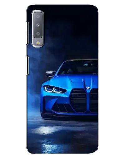 Чехол для Samsung Galaxy A7 2018 (A750) с картинкой «Голубая BMW M4» Чехол для Samsung Galaxy A7 2018 (A750) с картинкой «Голубая BMW M4»