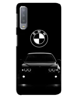 Чехол для Samsung Galaxy A7 2018 (A750) с картинкой «BMW — взгляд из темноты»