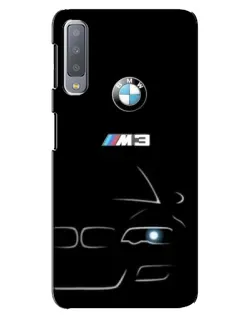 Чехол для Samsung Galaxy A7 2018 (A750) с картинкой «Минималистичный принт BMW M3»
