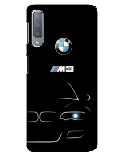 Чехол для Samsung Galaxy A7 2018 (A750) с картинкой «Минималистичный принт BMW M3» Чехол для Samsung Galaxy A7 2018 (A750) с картинкой «Минималистичный принт BMW M3»