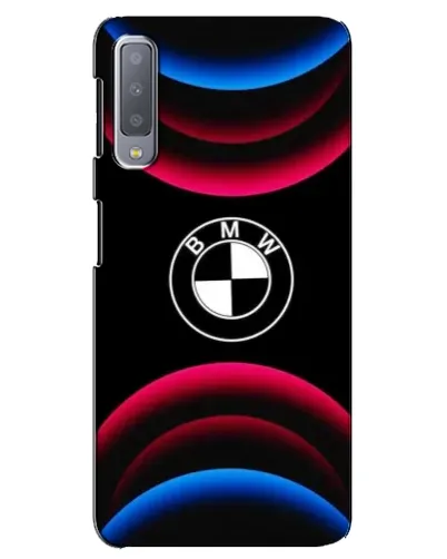 Чехол для Samsung Galaxy A7 2018 (A750) с картинкой «Логотип BMW и неоновые дуги» Чехол для Samsung Galaxy A7 2018 (A750) с картинкой «Логотип BMW и неоновые дуги»