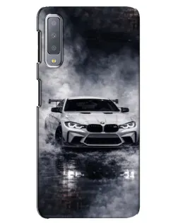 Чехол для Samsung Galaxy A7 2018 (A750) с картинкой «BMW сквозь туман»