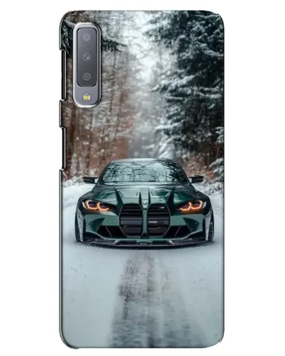 Чехол для Samsung Galaxy A7 2018 (A750) с картинкой «BMW в зимнем лесу» Чехол для Samsung Galaxy A7 2018 (A750) с картинкой «BMW в зимнем лесу»