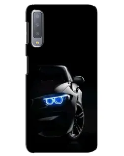 Чохол для Samsung Galaxy A7 2018 (A750) з картинкою «BMW — нічний погляд»