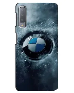 Чохол для Samsung Galaxy A7 2018 (A750) з картинкою «Логотип BMW — лід»