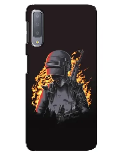 Чехол для Samsung Galaxy A7 2018 (A750) с картинкой «PUBG — огненный силуэт» Чехол для Samsung Galaxy A7 2018 (A750) с картинкой «PUBG — огненный силуэт»