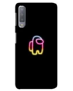 Чехол для Samsung Galaxy A7 2018 (A750) с картинкой «Among Us градиент»