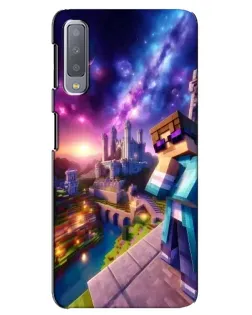 Чехол для Samsung Galaxy A7 2018 (A750) с картинкой «Стив и космос» Чехол для Samsung Galaxy A7 2018 (A750) с картинкой «Стив и космос»