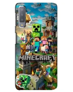 Чехол для Samsung Galaxy A7 2018 (A750) с картинкой «Замок Minecraft» Чехол для Samsung Galaxy A7 2018 (A750) с картинкой «Замок Minecraft»