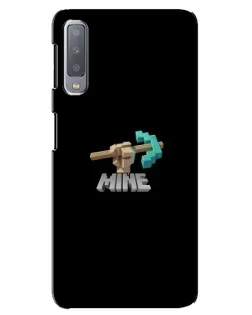 Чехол для Samsung Galaxy A7 2018 (A750) с картинкой «Алмазная кирка»