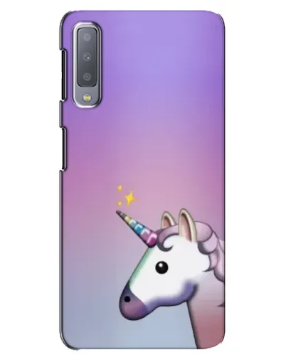 Чехол для Samsung Galaxy A7 2018 (A750) с картинкой «Единорог градиент»