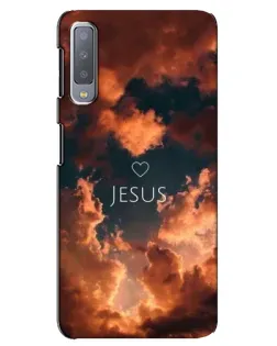 Чохол для Samsung Galaxy A7 2018 (A750) з картинкою «Сяйво Імені Jesus»