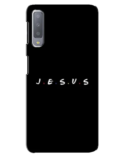 Чехол для Samsung Galaxy A7 2018 (A750) с картинкой «Точки веры J.E.S.U.S.»