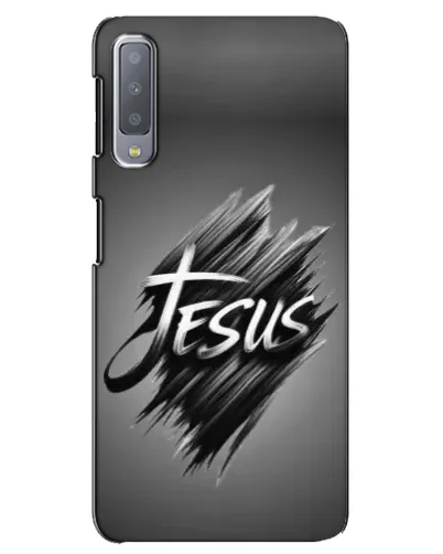 Чехол для Samsung Galaxy A7 2018 (A750) с картинкой «Надпись Jesus Graffiti»