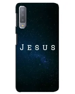 Чехол для Samsung Galaxy A7 2018 (A750) с картинкой «Звездное небо Jesus»