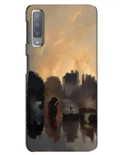 Чехол для Samsung Galaxy A7 2018 (A750) с картинкой «Дорога к вере»