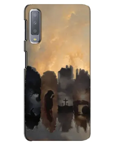Чехол для Samsung Galaxy A7 2018 (A750) с картинкой «Дорога к вере»