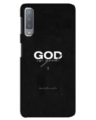 Чехол для Samsung Galaxy A7 2018 (A750) с картинкой «GOD — Бог над всем»