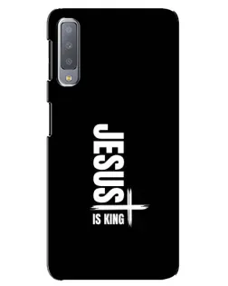 Чехол для Samsung Galaxy A7 2018 (A750) с картинкой «Вертикаль веры Jesus»