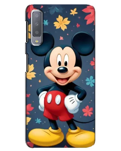 Чехол для Samsung Galaxy A7 2018 (A750) с картинкой «Осенний Mickey Mouse»