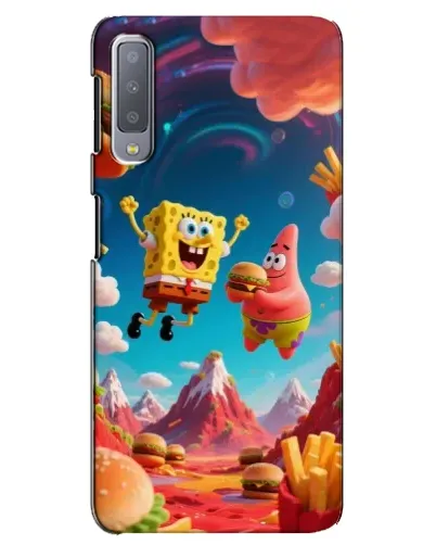 Чехол для Samsung Galaxy A7 2018 (A750) с картинкой «Космический фастфуд» Чехол для Samsung Galaxy A7 2018 (A750) с картинкой «Космический фастфуд»