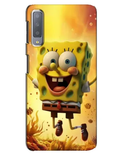 Чехол для Samsung Galaxy A7 2018 (A750) с картинкой «Губка Боб прыгает» Чехол для Samsung Galaxy A7 2018 (A750) с картинкой «Губка Боб прыгает»