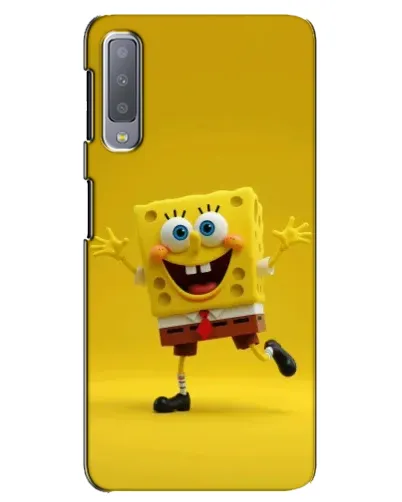 Чехол для Samsung Galaxy A7 2018 (A750) с картинкой «Позитивный Губка Боб» Чехол для Samsung Galaxy A7 2018 (A750) с картинкой «Позитивный Губка Боб»