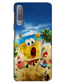 Чехол для Samsung Galaxy A7 2018 (A750) с картинкой «Развлечения на пляже»