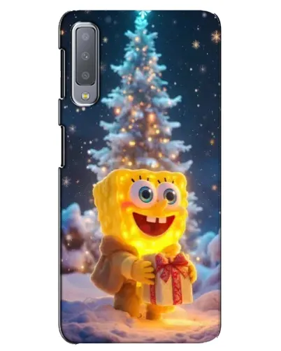 Чехол для Samsung Galaxy A7 2018 (A750) с картинкой «Рождественский Спанч Боб» Чехол для Samsung Galaxy A7 2018 (A750) с картинкой «Рождественский Спанч Боб»