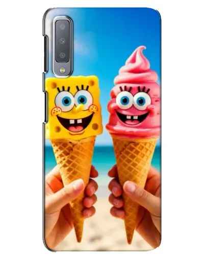 Чехол для Samsung Galaxy A7 2018 (A750) с картинкой «Спанч Боб мороженое» Чехол для Samsung Galaxy A7 2018 (A750) с картинкой «Спанч Боб мороженое»