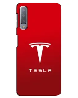 Чехол для Samsung Galaxy A7 2018 (A750) с картинкой «Tesla Red Classic» Чехол для Samsung Galaxy A7 2018 (A750) с картинкой «Tesla Red Classic»