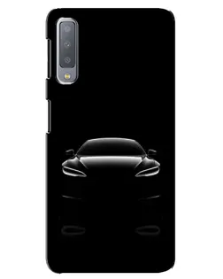 Чехол для Samsung Galaxy A7 2018 (A750) с картинкой «Силуэт Tesla Night» Чехол для Samsung Galaxy A7 2018 (A750) с картинкой «Силуэт Tesla Night»