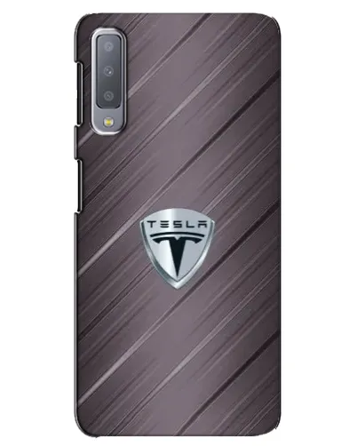 Чехол для Samsung Galaxy A7 2018 (A750) с картинкой «Металлическая текстура Tesla» Чехол для Samsung Galaxy A7 2018 (A750) с картинкой «Металлическая текстура Tesla»