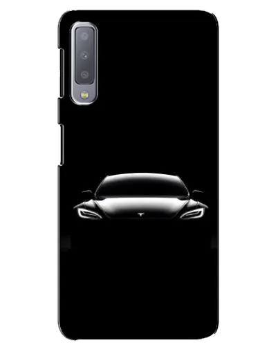 Чехол для Samsung Galaxy A7 2018 (A750) с картинкой «Фары Tesla Night» Чехол для Samsung Galaxy A7 2018 (A750) с картинкой «Фары Tesla Night»