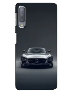 Чохол для Samsung Galaxy A7 2018 (A750) з картинкою «Mercedes на чорному»
