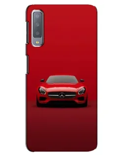 Чохол для Samsung Galaxy A7 2018 (A750) з картинкою «Червоний Mercedes AMG»