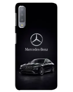 Чохол для Samsung Galaxy A7 2018 (A750) з картинкою «Mercedes — решітка радіатора»