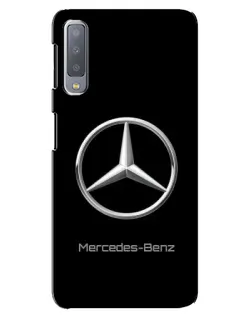 Чохол для Samsung Galaxy A7 2018 (A750) з картинкою «Mercedes Silver Logo»