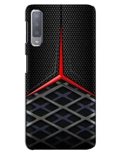 Чохол для Samsung Galaxy A7 2018 (A750) з картинкою «Mercedes Carbon Grid»