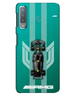 Чохол для Samsung Galaxy A7 2018 (A750) з картинкою «Mercedes AMG Petronas»