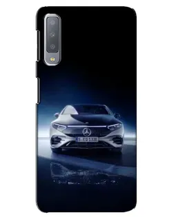 Чохол для Samsung Galaxy A7 2018 (A750) з картинкою «Нічний Mercedes EQ»