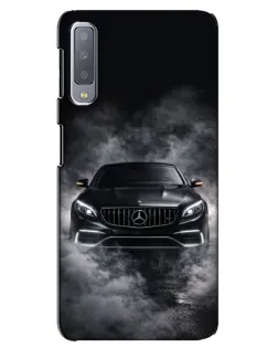 Чохол для Samsung Galaxy A7 2018 (A750) з картинкою «Mercedes у диму»