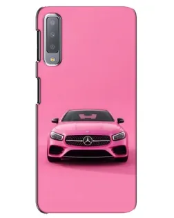 Чохол для Samsung Galaxy A7 2018 (A750) з картинкою «Рожевий Mercedes AMG»